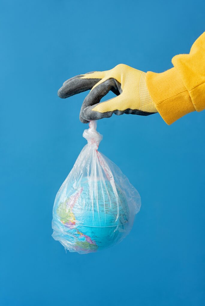 Globe in plastic